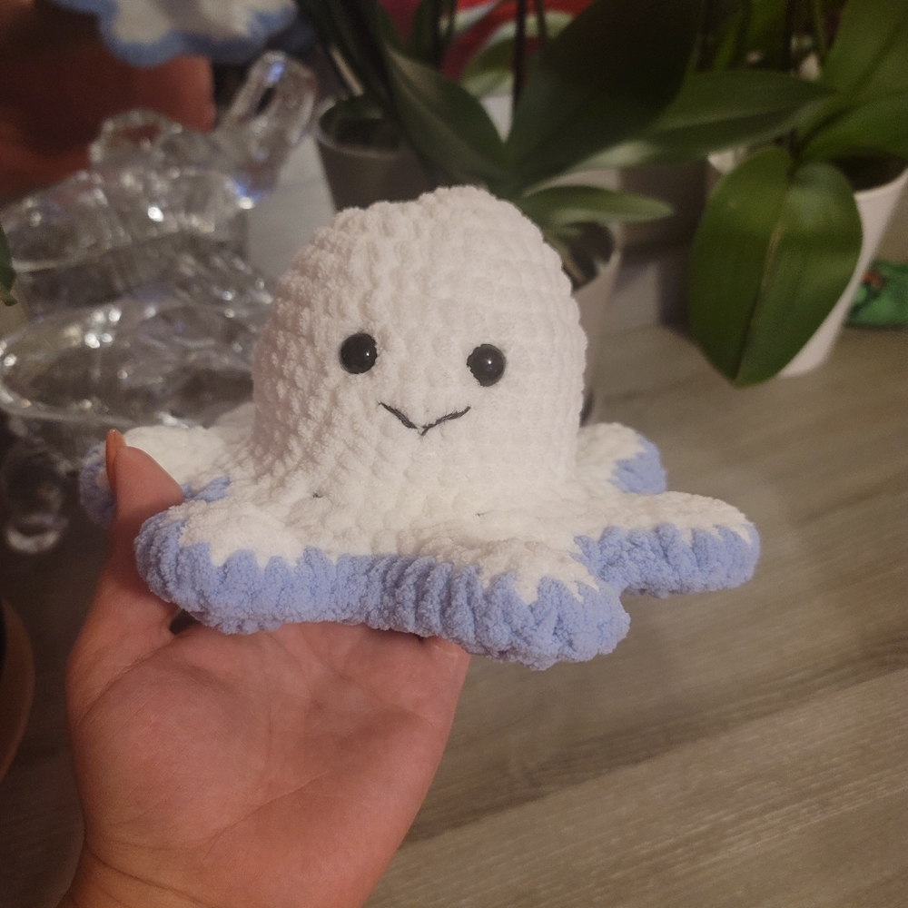 Handmade kids toy with happy and sad face